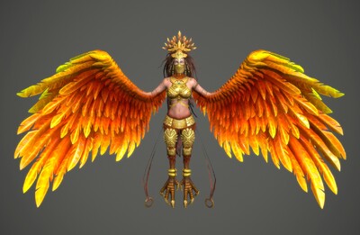 神话 鹰身女妖  次世代 【2k】神鸟 希腊 神话鸟人