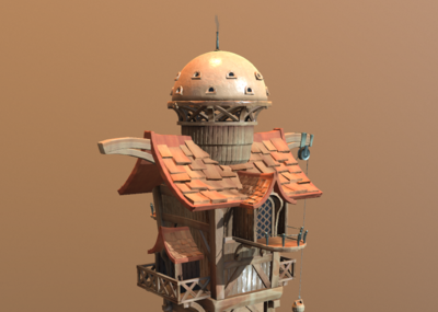 次时代 pbr 邮局 邮政 驿站 送信_xaa1108作品_建筑公共设施_cg模型网