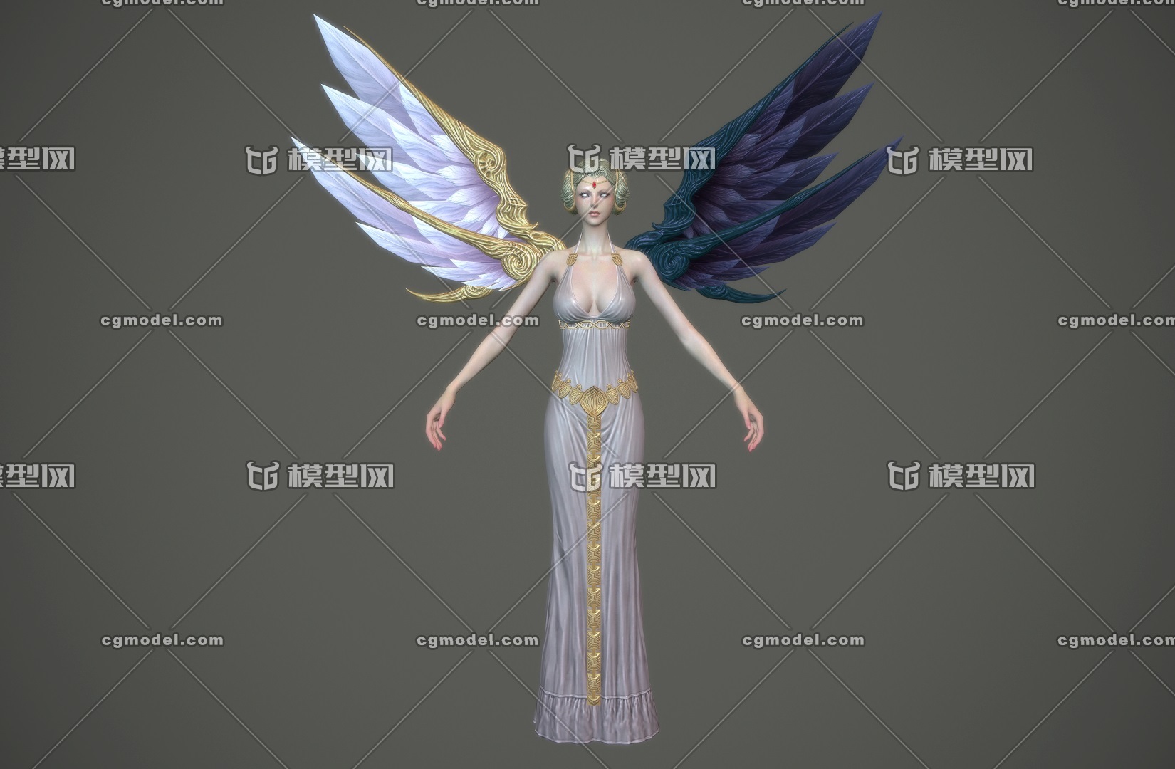 古希腊神话天使 次世代 写实 精美圣女 angel
