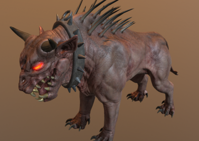 次时代 pbr 地狱犬 恶魔狗 恶犬  狗