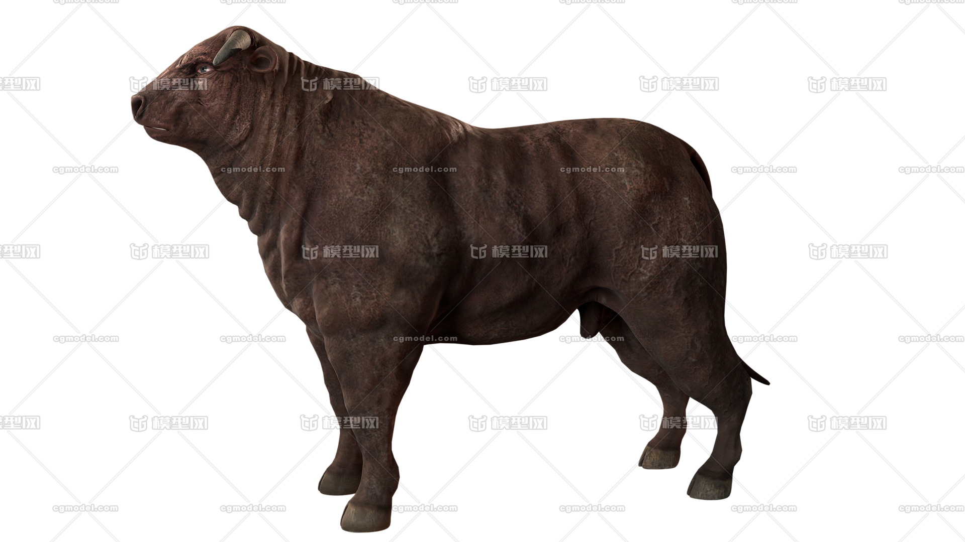 变异的牛 写实贴图