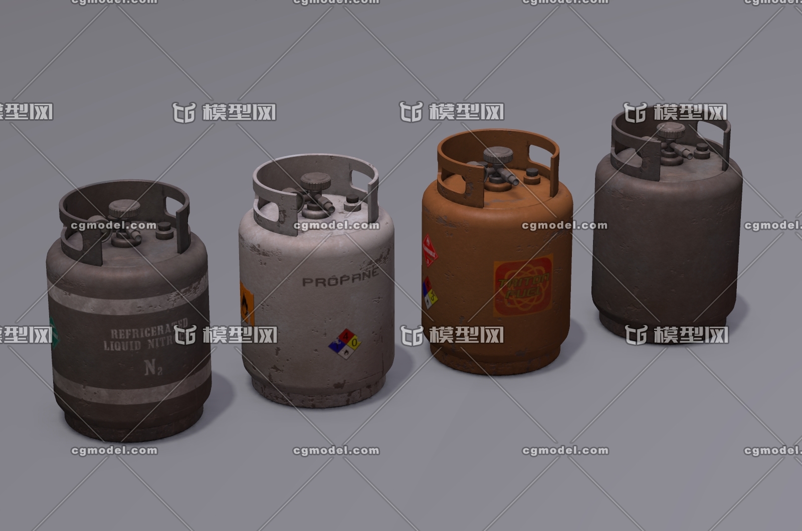 现代煤气罐,煤气罐 ,瓦斯 (1)3d模型下载-【集简空间】「每日更新」