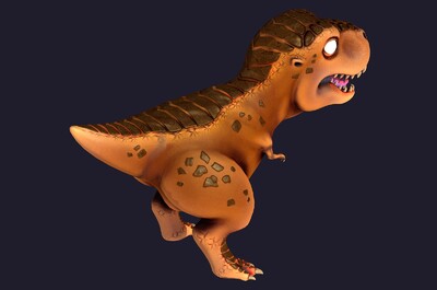 次世代 卡通 q版 霸王龙 恐龙 萌宠 恐龙幼崽 坐骑