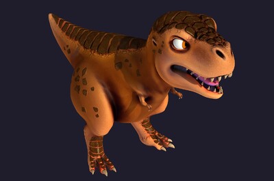 次世代 卡通 q版 霸王龙 恐龙 萌宠 恐龙幼崽 坐骑