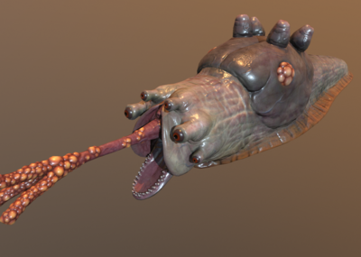 次时代 pbr 蜗牛 变异 外星 怪兽 无动画 需要请自行制作