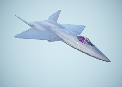 f23 yf23 yf-23 美国空军 _c5银河作品_飞机/航空器军用飞机_cg模型网