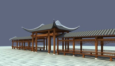 亭子 长廊 水榭 古建长廊 古建水榭 古建廊榭 仿古长廊 仿古水榭 中式