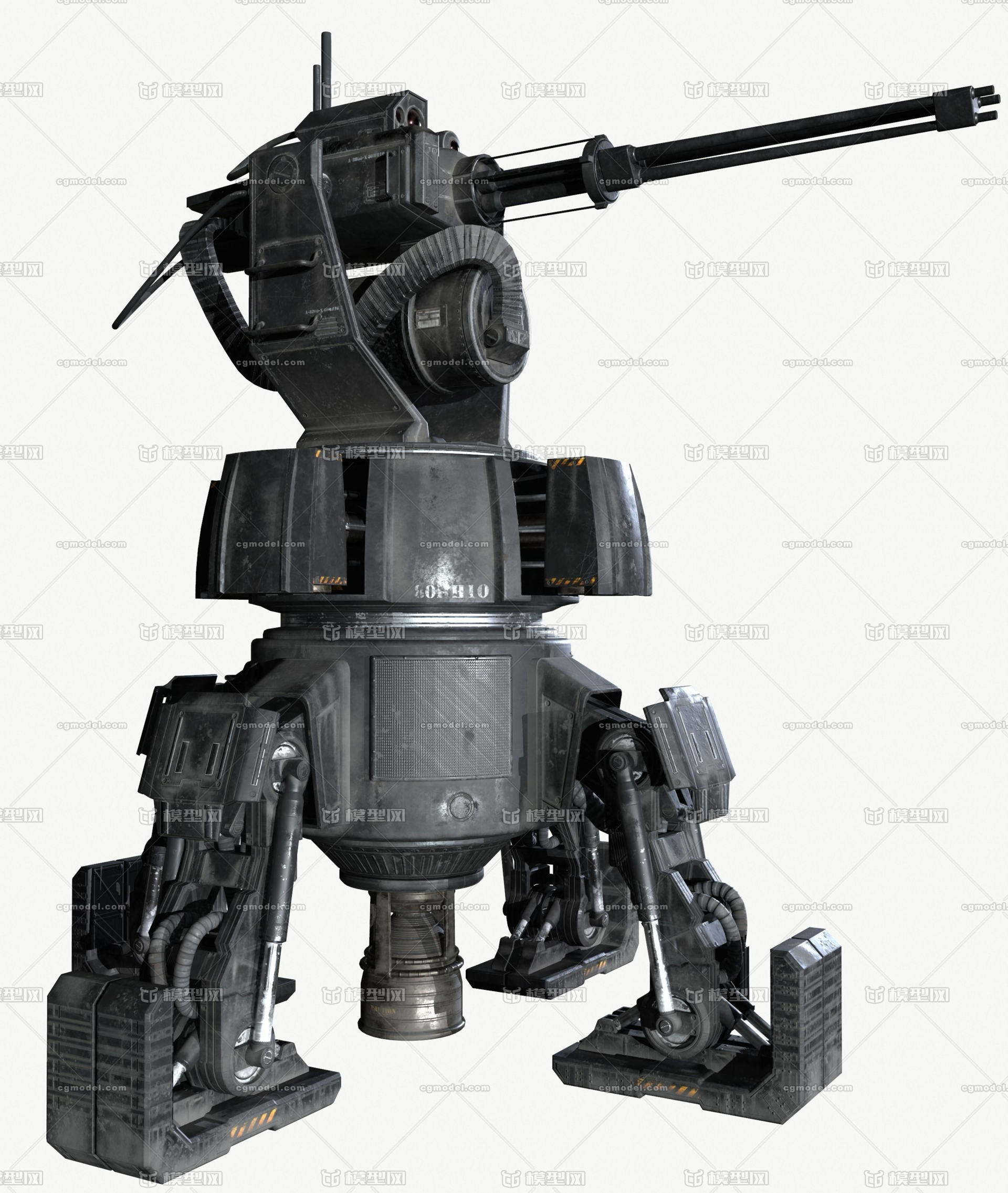 炮台机器人精细