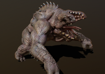 次时代 pbr  外星 怪兽 变异   生化危机 无动画 需要请自行制作