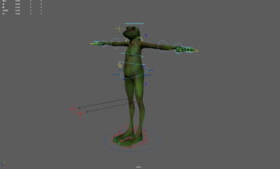 次世代青蛙 人形青蛙 卡通青蛙 拟人青蛙 带绑定和基础表情 pbr