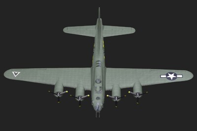 b17轟炸機b-17轟炸機波音b17戰鬥機空中堡壘遠程轟炸機戰機殲機超音速