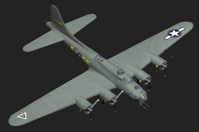 b17轟炸機b-17轟炸機波音b17戰鬥機空中堡壘遠程轟炸機戰機殲機超音速