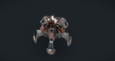 金属钩爪,无贴图,上金属材质就好 官方提示: 1,如