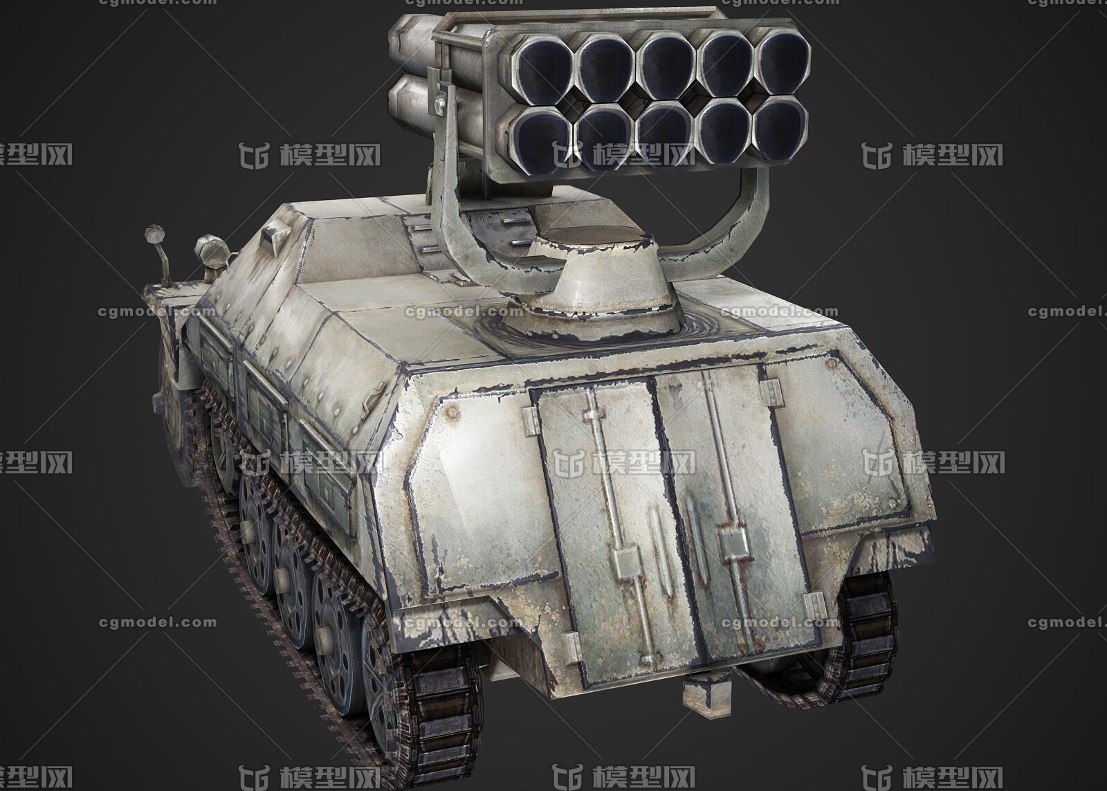 三種塗裝pbr二戰德國42型自行火箭炮 sdkfz4 裝甲車 半履帶戰車