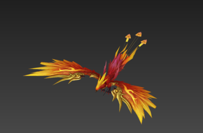 凤凰 游戏模型 火凤凰 魔兽凤凰 飞行坐骑 不死鸟