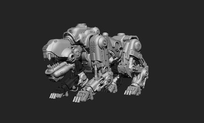 机械狗 机械动物_blfgddx作品_动物机器动物_cg模型网