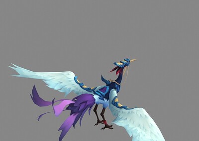 仙鹤 仙鹤坐骑 带动画