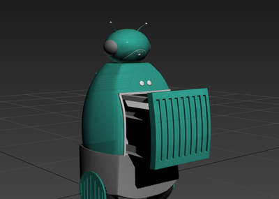 机器人垃圾桶抽屉