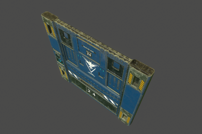 pbr次世代 科幻大门 舱门 通道门 连接门 scifi 太空船门 模块门 机械