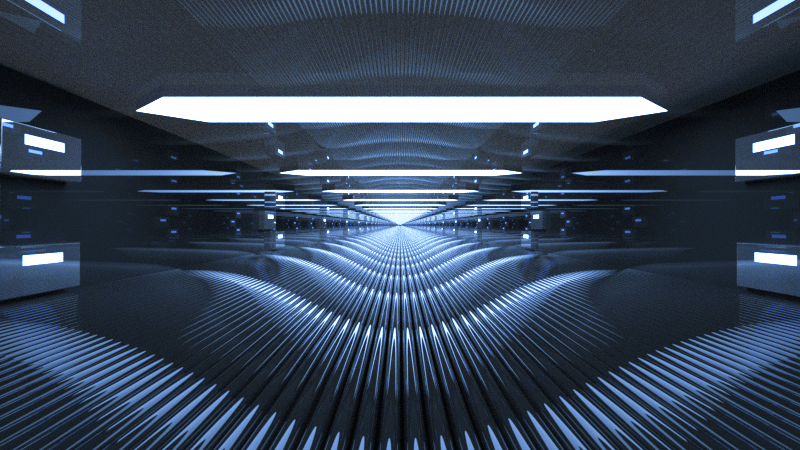 高速前进 科技隧道穿梭模型-科幻场景模型库-Cinema 4D(.c4d)模型下载-cg模型网