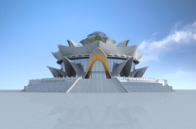 莲花异形建筑