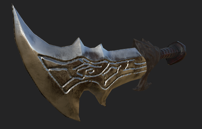 次世代pbr刀武器砍刀战刀