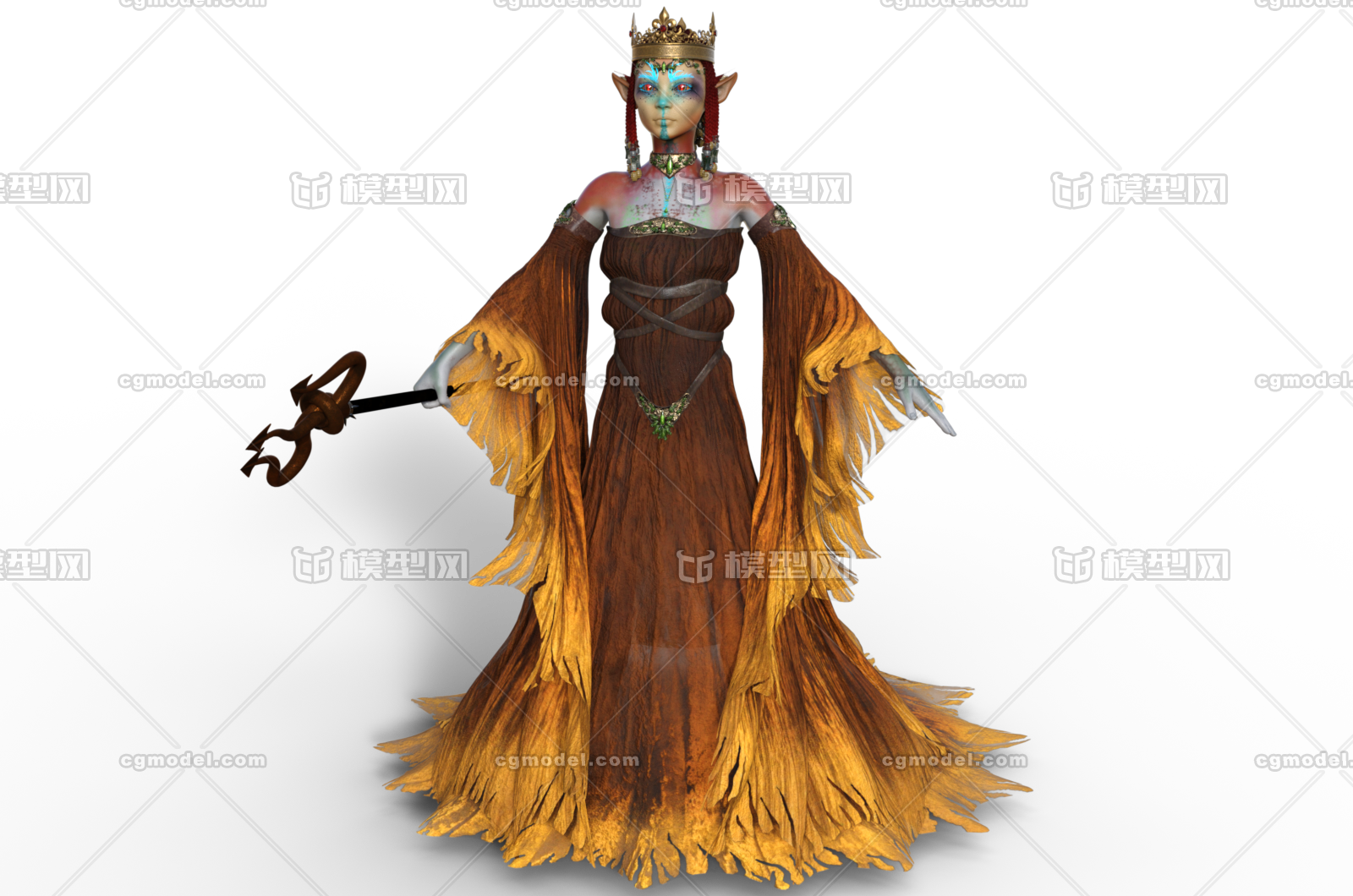 海王 海妖 精灵 海神 王冠