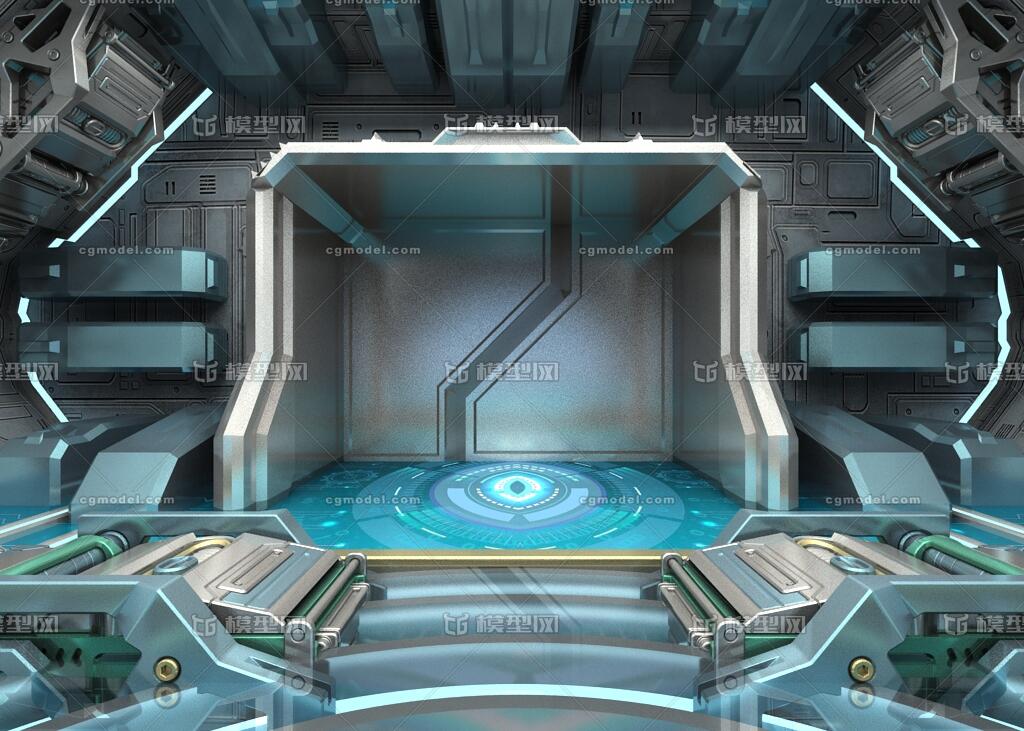 写实科幻未来空间场景 科幻世界模型-科幻场景模型库-3ds Max(.max)模型下载-cg模型网