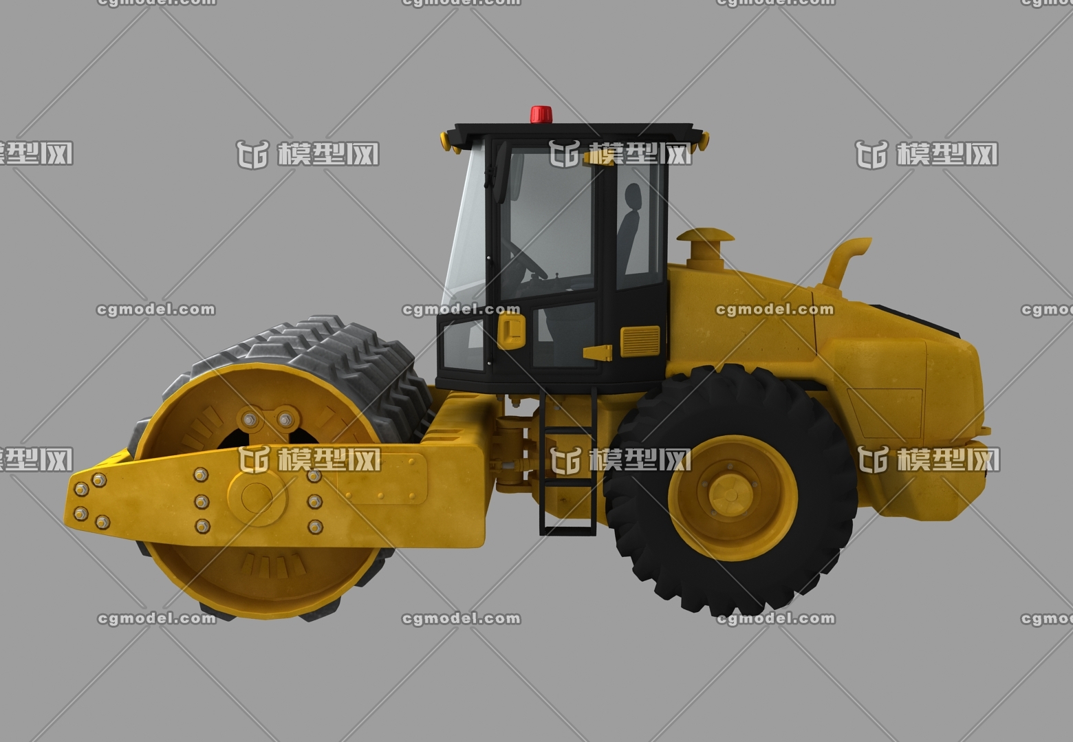 羊足 蹍压路机建筑机器工程车修路机压马路施工机械趟平机平地机机械车 Cg模型网 Cgmodel 三维设计师交流互动平台 专注多品类3d模型下载 原创作品分享 软件学习