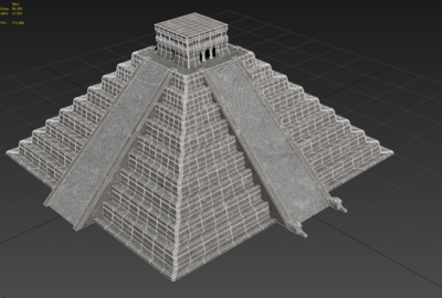 次世代 pbr 世界名著 玛雅金字塔 金字塔 祭神 神殿 地标建筑