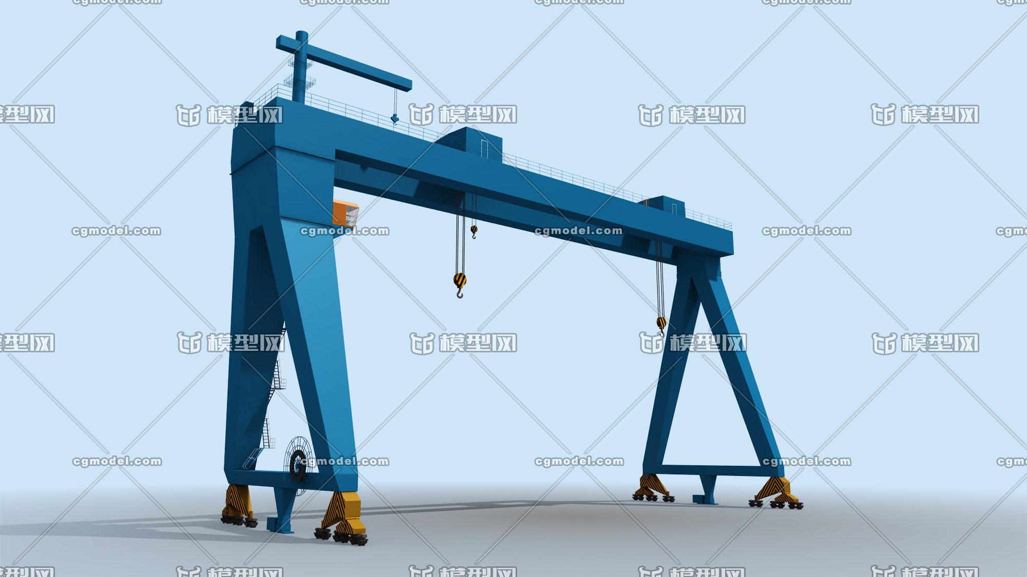 龙门吊车模型