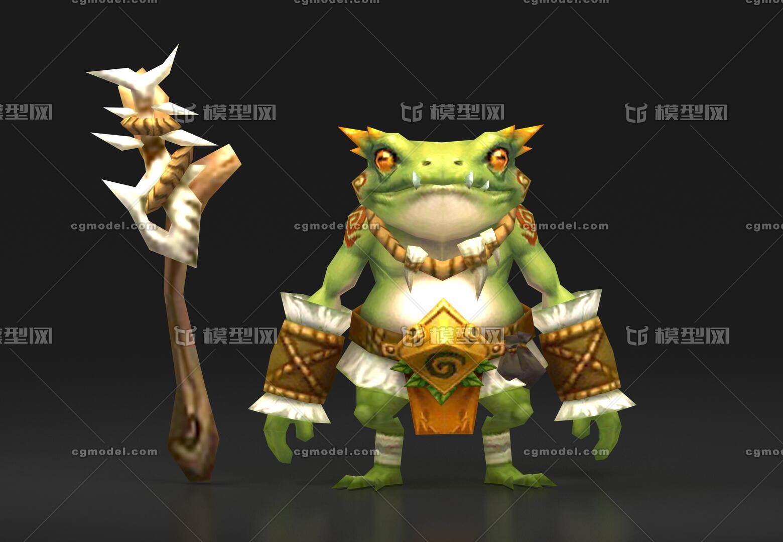 手绘青蛙术士  蛤蟆怪  青蛙怪  小妖精  青蛙法师  青蛙长老  游戏