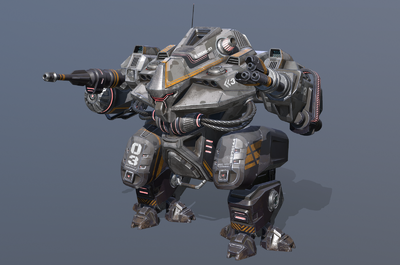 高精度次时代pbr材质重型机甲 机甲战士 机械士兵 科幻攻击性机器人