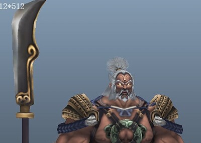 将军魁梧大将军带刀