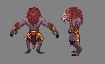 狂暴狼人 红眼睛 嗜血野狼王 狼妖