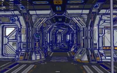 科幻场景 飞船走廊模型-宇宙飞船模型库-Maya(.ma/.mb)模型下载-cg模型网