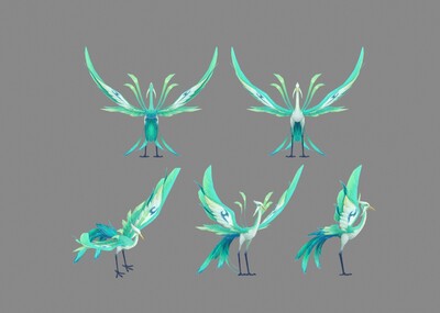 青鸾 青鸟 飞禽 凤凰 神兽 坐骑 宠物 怪物