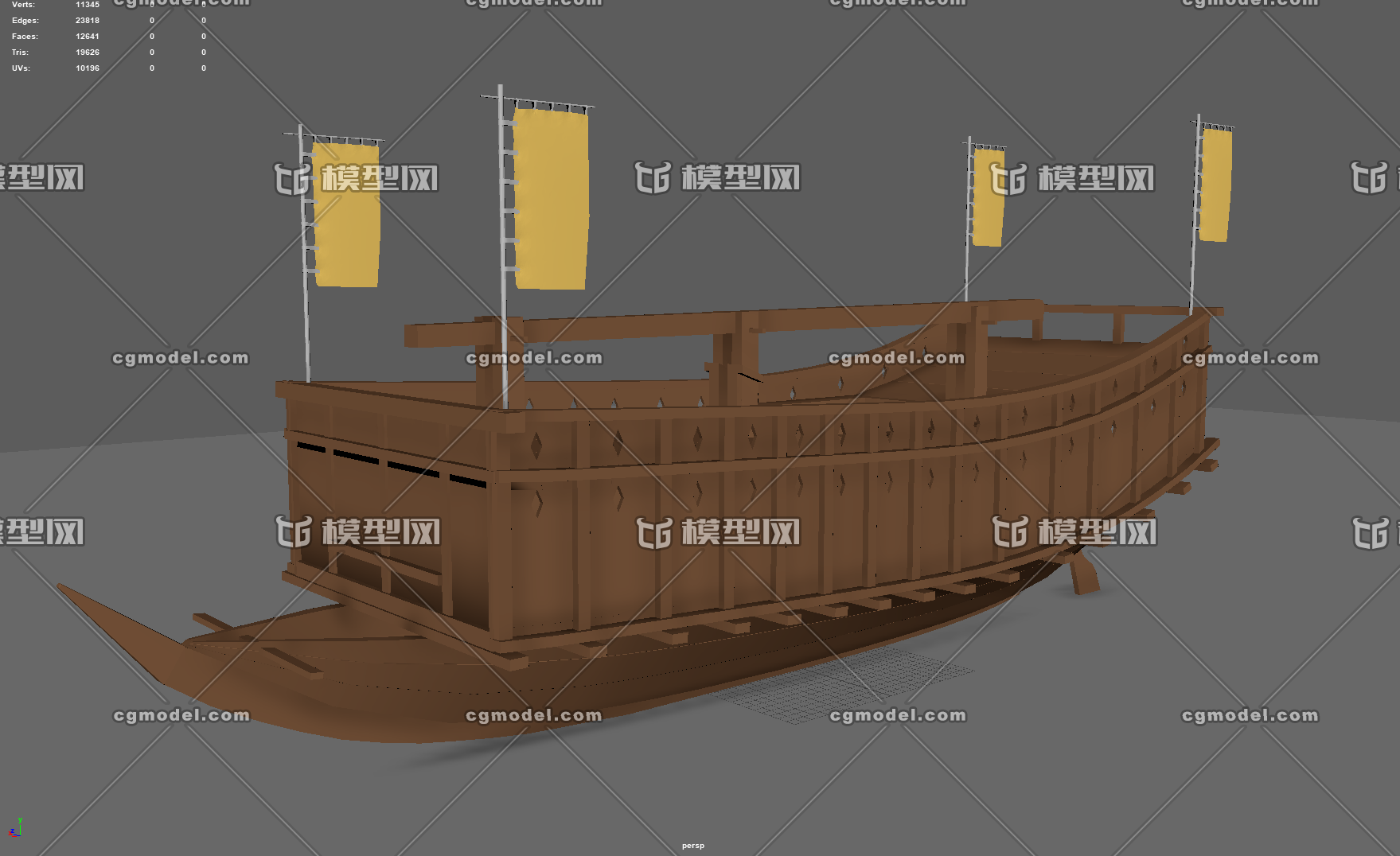日本关船中世纪战船海贼