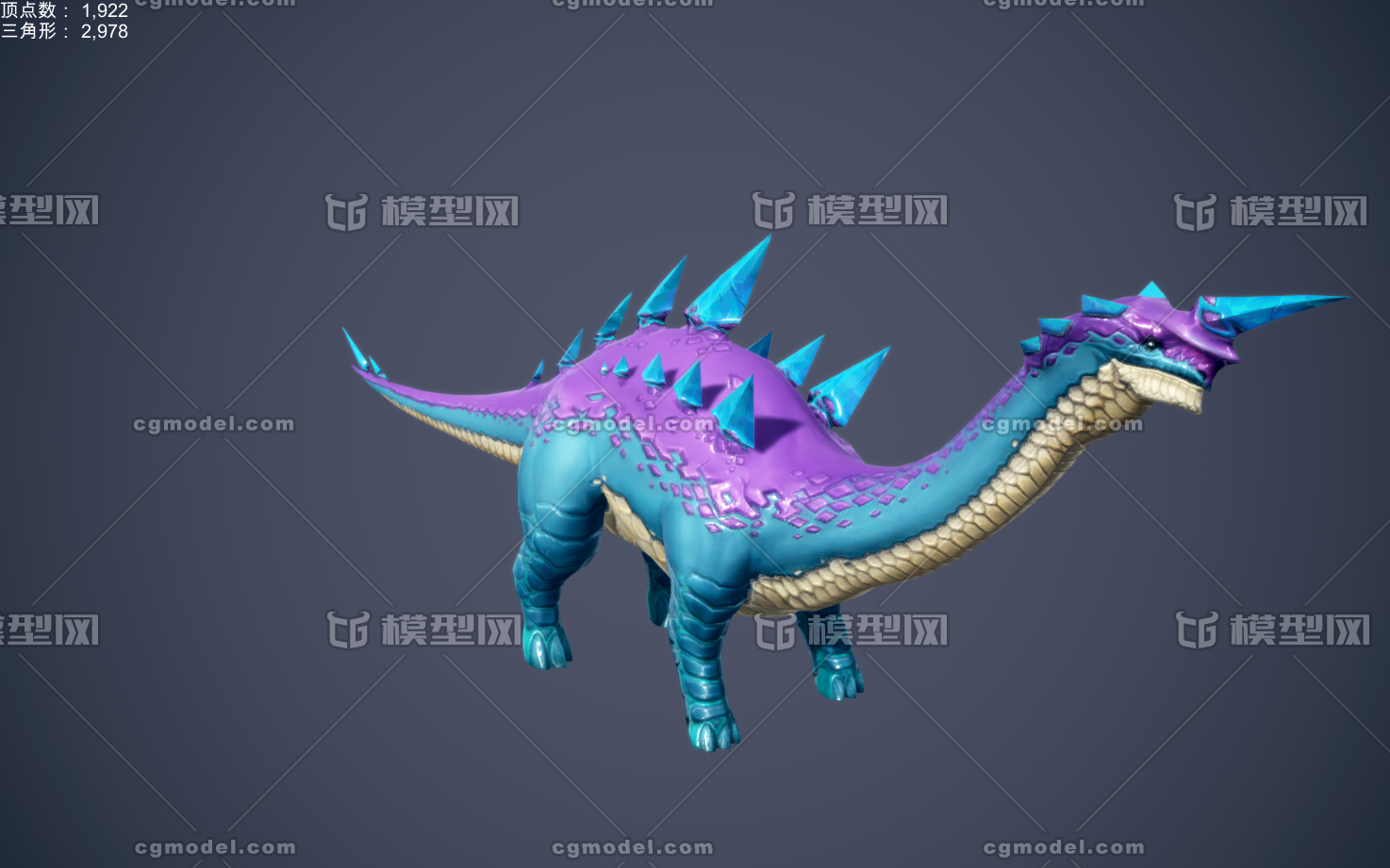 雷龙 恐龙 巨型动物 变异龙 史前生物 次世代 手绘纹理 卡通 动物