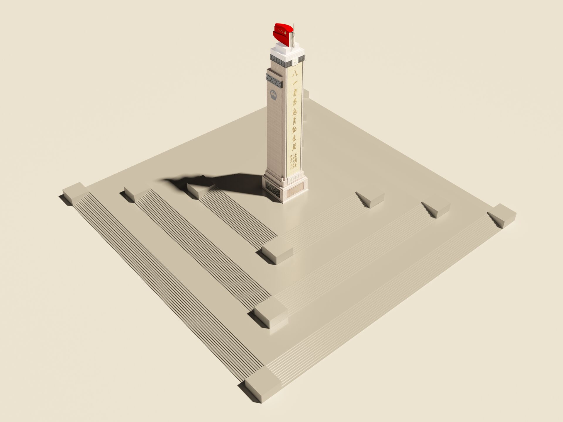 江西南昌八一纪念碑模型