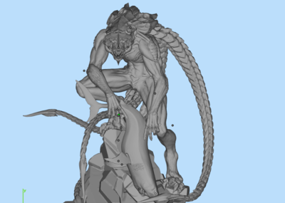 爱死亡机器人噬肉兽雕像