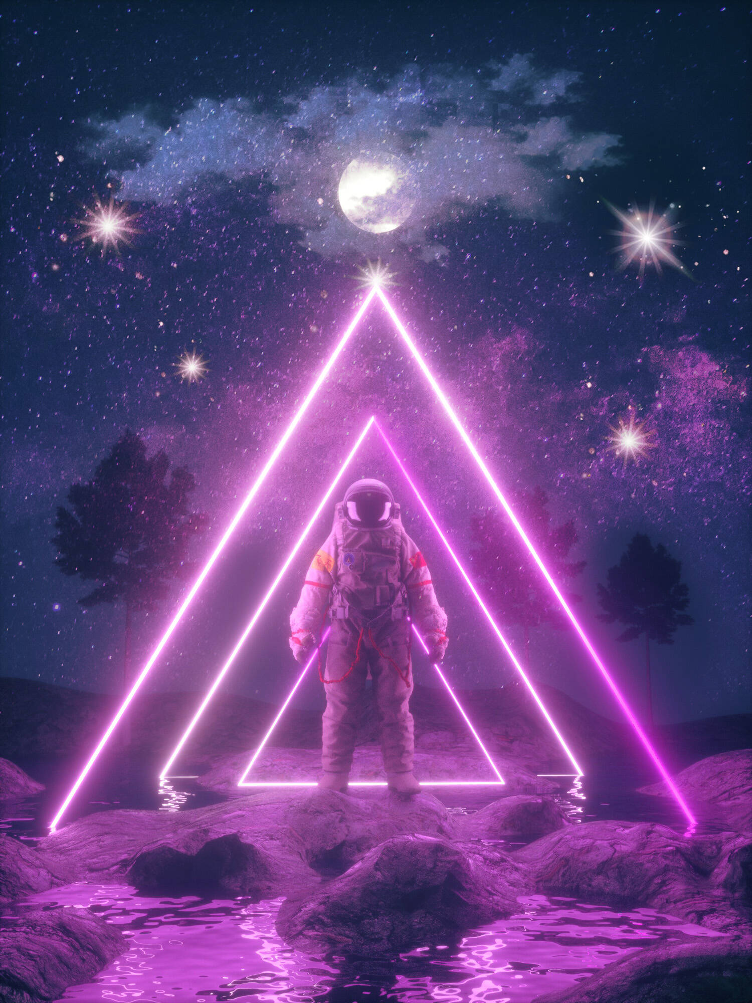 赛博朋克宇航员