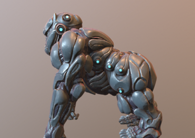 次时代pbr大猩猩机械机器人猴