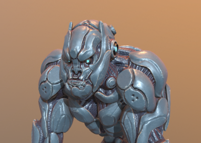 次时代pbr大猩猩机械机器人猴