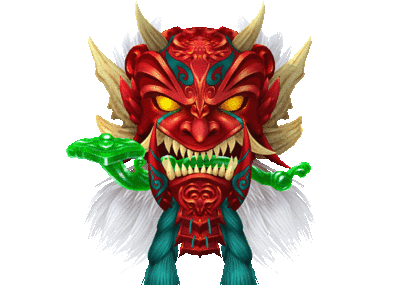 鬼煞面具法宝法器特效小鬼