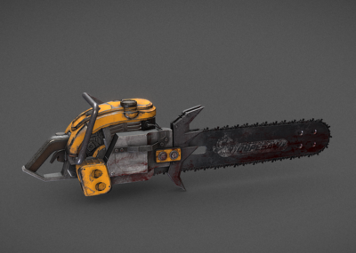 pbr 次时代 电锯 武器 高质量_魔工坊作品_武器枪械模型_cg模型网