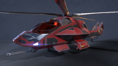 pbr-科幻直升机