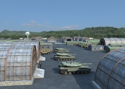 军事基地,坦克,战斗机