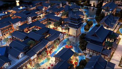 现代商业街 现代古建筑群 古代城池 古建 古城 古镇 古镇鸟瞰 古建