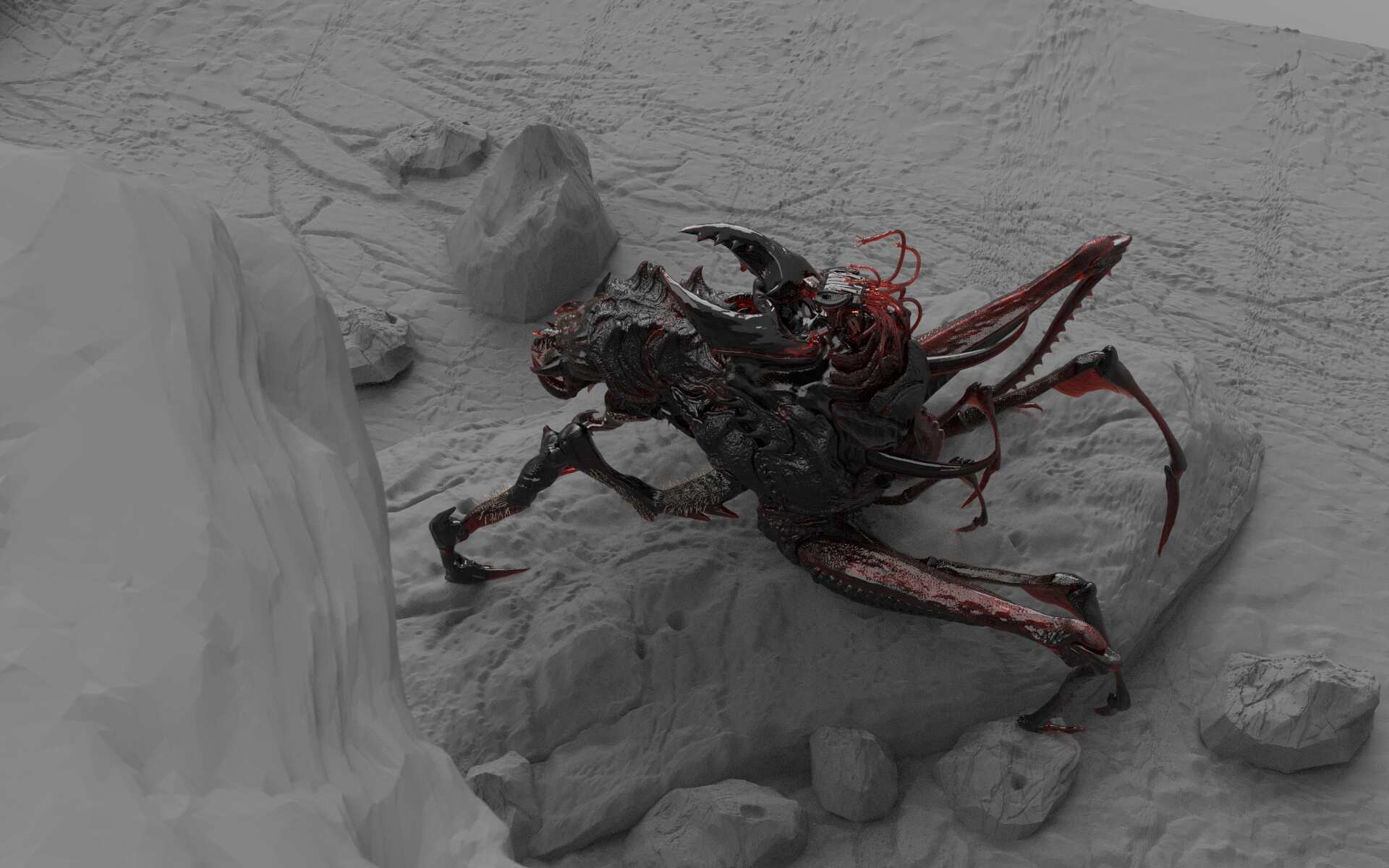 零号怪兽模型 - 角色/人物/生物 - 作品模型 - cg模型网